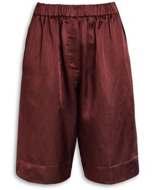 Day Birger et Mikkelsen Denny Satin-Twill Shorts - Purple