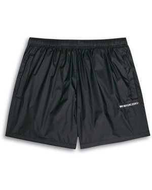MKI Miyuki-Zoku Logo-Embroidered Shell Swim Shorts - Black