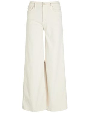 Mother The Twister Skimp Wide-Leg Jeans - White