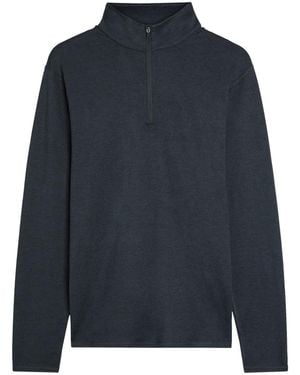 Vuori Ponto Half-Zip Jersey Sweatshirt - Blue