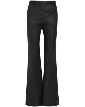 JOSEPH Tafira Leather Trousers - Black