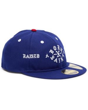SAINT Mxxxxxx X New Era Born N Raised Cotton Cap - Blue