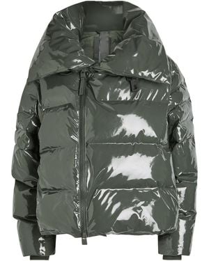 Rains Alta Vision Waterproof Quilted Jacket - Grey