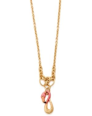 Chloé The Chloé Tropicus Enamelled Necklace - White