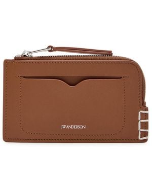 JW Anderson Loafer Leather Wallet - Brown