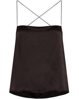 ARMARIUM Iside Satin Top - Black