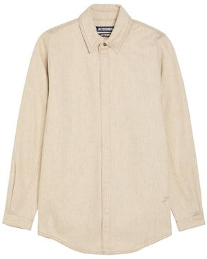 Jacquemus La Chemise Amelo De-Nimes Cotton-Blend Jacket - Natural