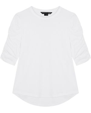 Veronica Beard Waldorf Cotton T-shirt - White