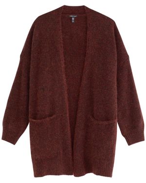 Eileen Fisher Mohair-Blend Cardigan - Red