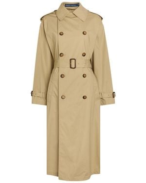 Polo Ralph Lauren Chelsea Belted Stretch-Cotton Trench Coat - Natural