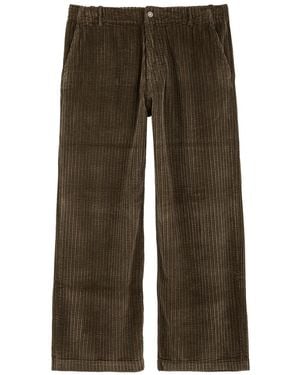 ERL Straight-Leg Corduroy Trousers - Brown