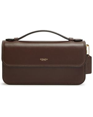 COACH Elora Leather Cross-Body Bag - Brown
