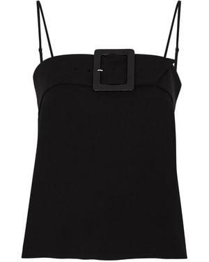 Christopher Kane Buckle-embellished Camisole Top - Black