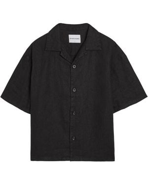 MKI Miyuki-Zoku Vacation Linen Shirt - Black