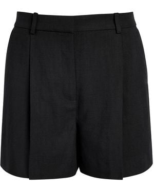 Anine Bing Trent Woven Shorts - Black