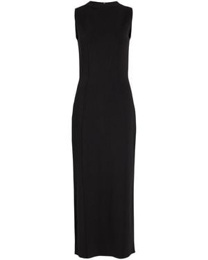 JOSEPH Mille Stretch-Knit Midi Dress - Black