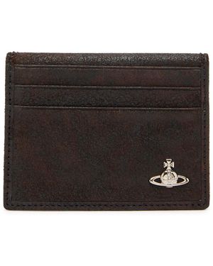 Vivienne Westwood Leather Card Holder - Black
