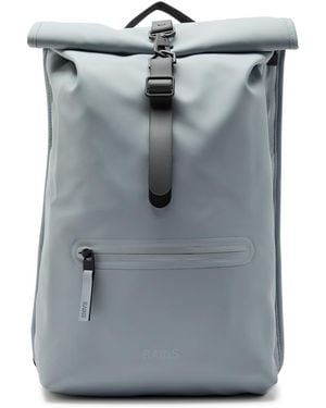 Rains Rolltop Waterproof Backpack - Grey