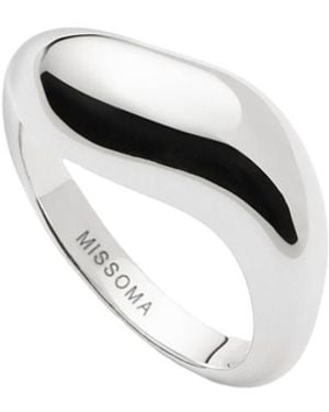 Missoma Savi Signature Sterling Ring - Metallic