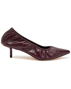 STUDIO AMELIA Rhodes 50 Leather Court Shoes - Brown