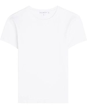 GOOD AMERICAN Stretch-Cotton T-Shirt - White