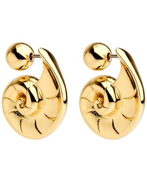 Jenny Bird Dylan Shell Drop Earrings - Metallic