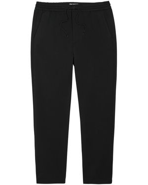 Les Deux Como Tapered-Leg Trousers - Black