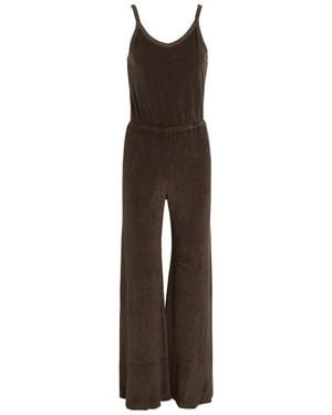 Suzie Kondi Elma Terry Jumpsuit - Brown