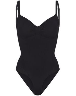 Skims Seamless Sculpt Brief Bodysuit - Black