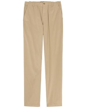 PAIGE Eberton Straight-Leg Pants - Natural