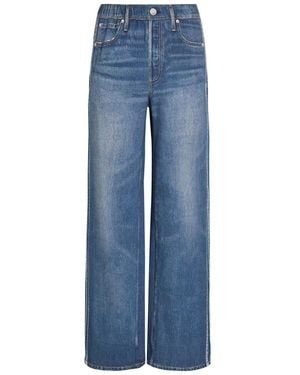 Rag & Bone Denim Print Terry Sweatpants - Blue