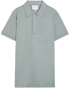 Raith Santi Mercerized Cotton Polo Shirt - Blue