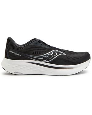 Saucony Ride 18 Panelled Mesh-Knit Trainers - White