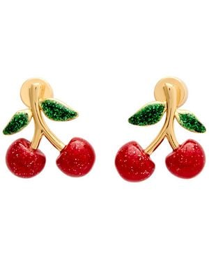COACH Cherry Stud Earrings - Red