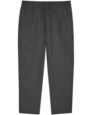 YMC Alva Skate Relaxed Tapered-Leg Shell Trousers - Grey