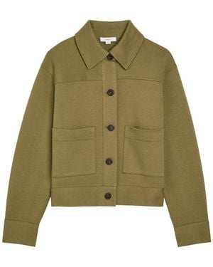 Vince Jersey-Knit Jacket - Green