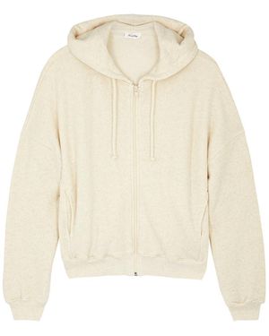American Vintage Itonay Hooded Cotton-blend Sweatshirt - Natural
