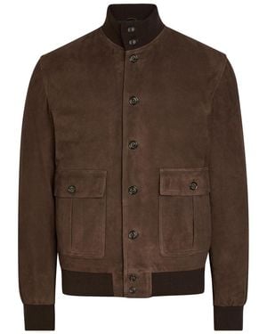 Valstar Ino Padded Suede Jacket - Brown