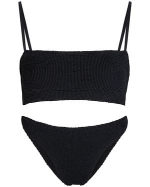 Hunza G Gigi Crinkle Bikini - Black
