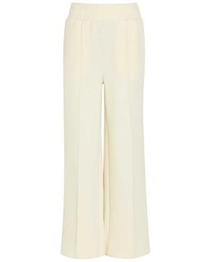 Varley The Wide Leg 30 Pintuck Jersey Sweatpants - Natural