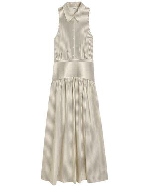 staud romy dress brown Siedres Nuina Dress