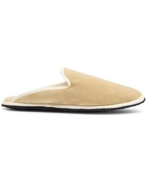 Vibi Venezia Velvet Sliders - Natural