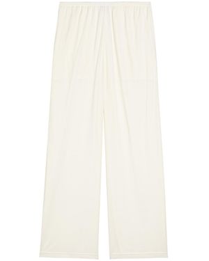 TOTEME Silk-Blend Pyjama Trousers - White