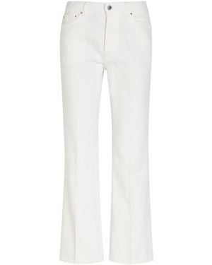 TOTEME Kick Flared-Leg Denim Jeans - White