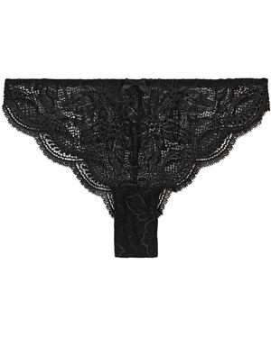 Simone Perele Eden Lace Briefs - Black