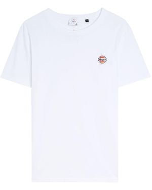 AN-Y1 Logo-Embroidered Cotton T-Shirt - White