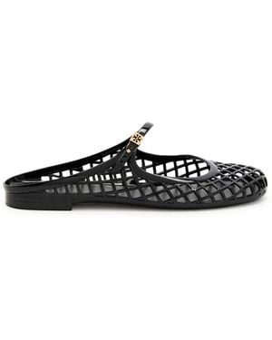 Tory Burch Mellow Jelly Mary Jane Mules - Black