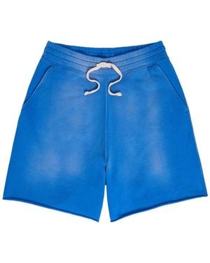Picante Everyday Faded Cotton Shorts - Blue