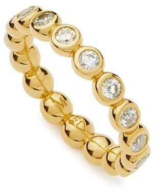 Missoma Tennis Eternity 18Kt Vermeil Ring - Metallic