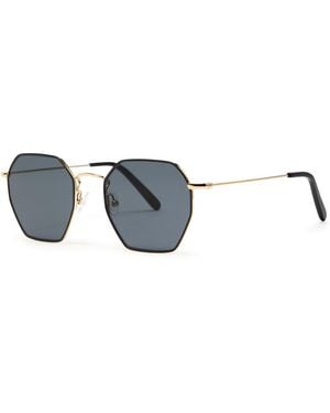 Finlay & Co. Stanley Hexagonal-Frame Sunglasses - Blue